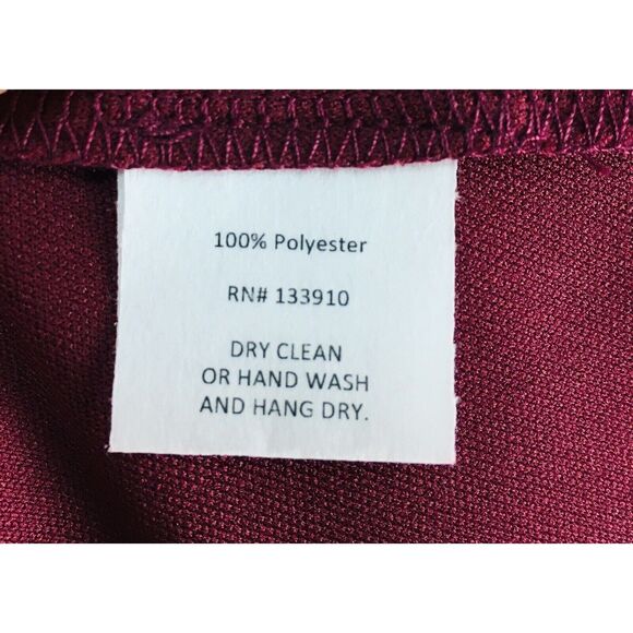 Show Me Your Mumu Josephine Burgundy Chiffon Choker Sheer Balloon Sleeve Dress - Picture 9 of 9